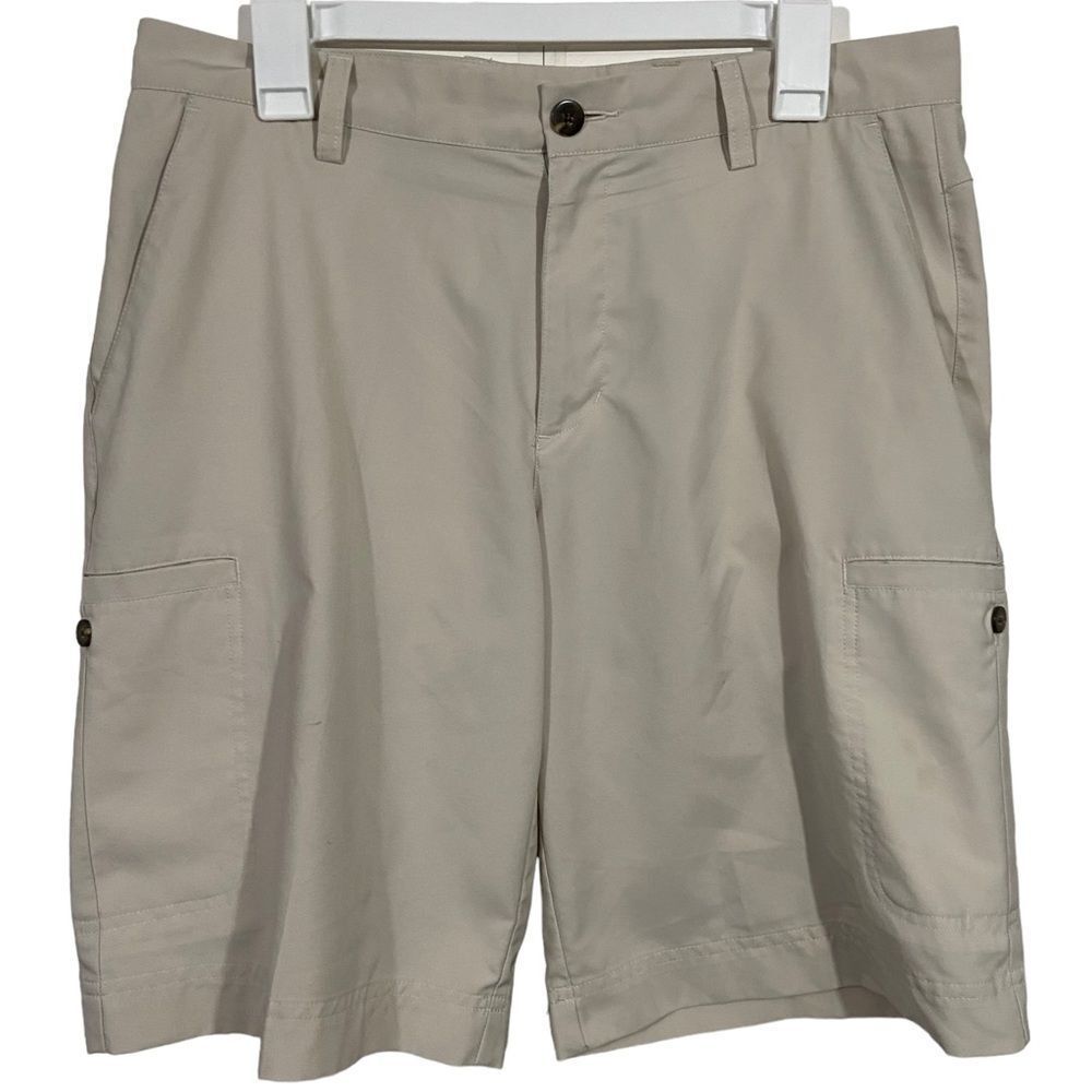 Adidas Golf Cream Colored Athletic Shorts